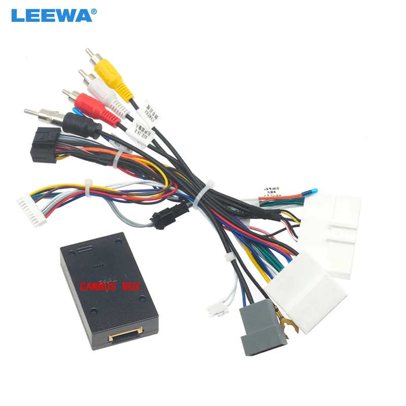 

LEEWA Car 16PIN Stereo Power Wiring Harness Cable Canbus For Nissan Altima/Teana /Sylphy Audio Radio Aftermarket Wire Adapter