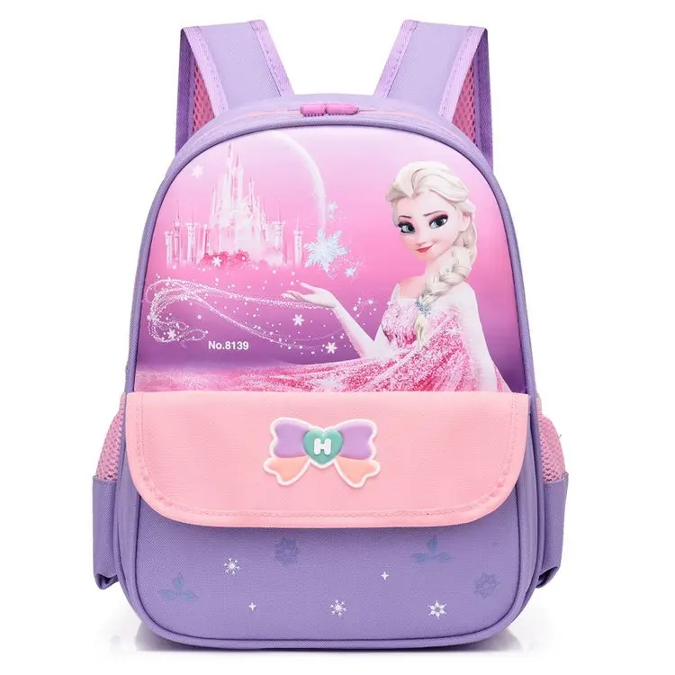 Disney-mochila con diseño de animales de frozen para niños, bolsa con patrón de figuras, mochila escolar de guardería, regalo