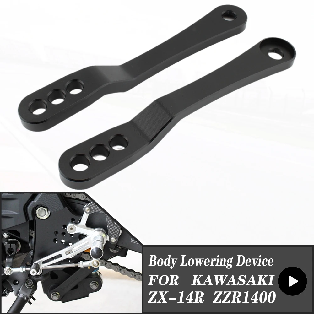 FOR KAWASAKI ZX-14R ZZR1400 2006-2022 Ninja Motorcycle Body Lowering Device Lifting Moving Bracket  ZX14R ZZR 1400 ZX14 R