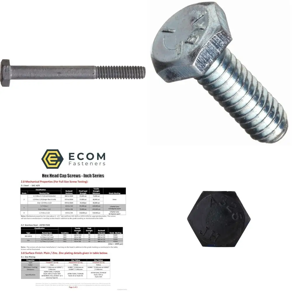 

Hot Dipped Galvanized Hex Bolts, 5/8-Inch Diameter x 12-Inch Length, 25-Piece Pack, Heavy Duty Hardware