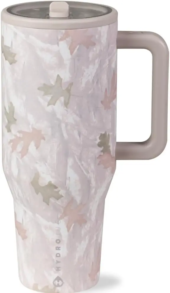 

40 oz Insulated Stainless Steel Water Bottle with Handle, Flip Straw, Leak-Proof Design for Travel and Daily Use