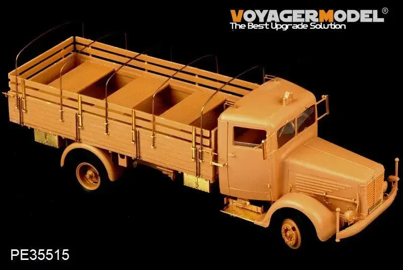 Voyager PE35515 1/35 WWII German Bussing Nag L4500S 4X2 Cargo Truck (For AFV 35170) assemble