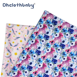 150cm * 50cm Gedruckt Blumen Tier Meer Polyester Wasserdichte PUL Stoff Für Baby Tuch Windeln Lätzchen Schürzen Reusable menstruations Pads