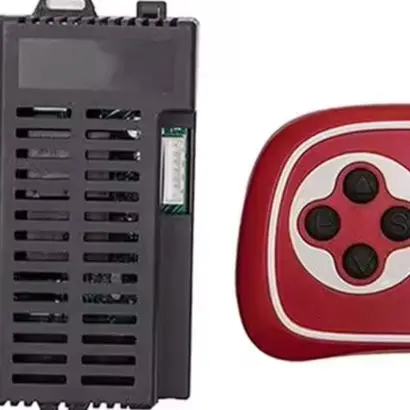 Car Power 12V for Ride Car Controller Remote Control 2.4G -compatible ABS+Metal Material Battery Operated Car Power
