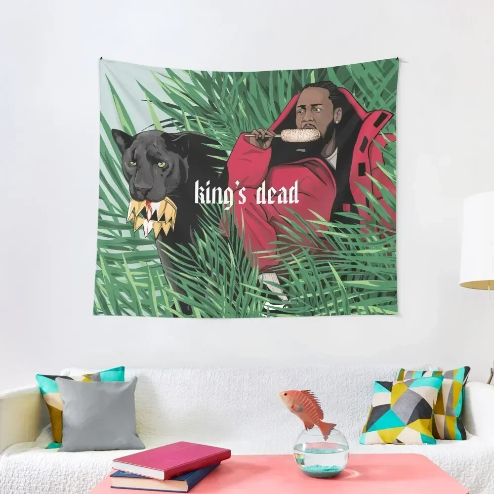 

King's Dead Tapestry Outdoor Decoration Room Decorations Aesthetics For Bedroom Tapestry