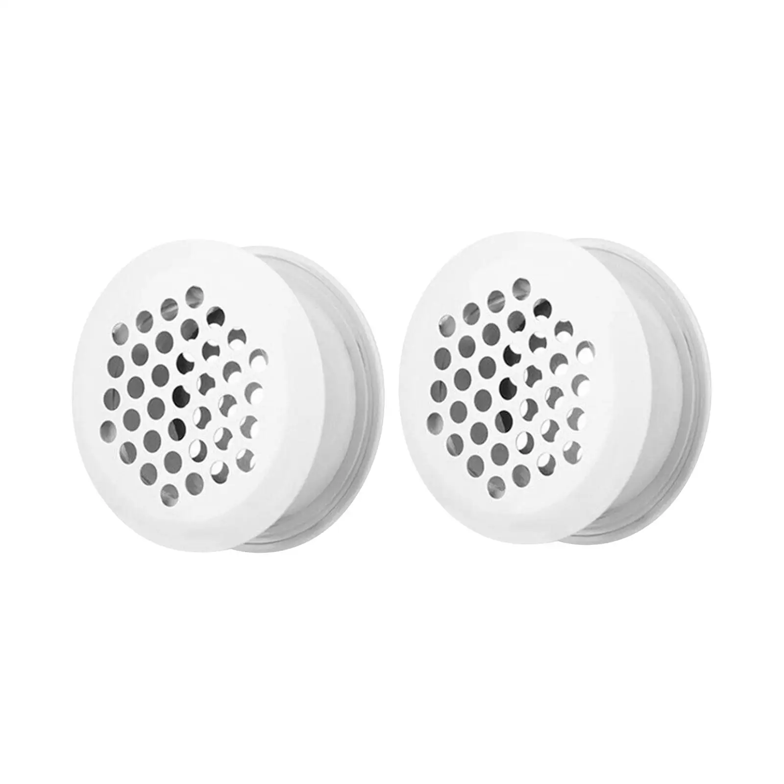 Couvercle de Ventilation WT01 en Maille, Trou d'Aération Circulaire pour Soffite, Grilles de Meubles, Armoire, Alicante, 2 Pièces