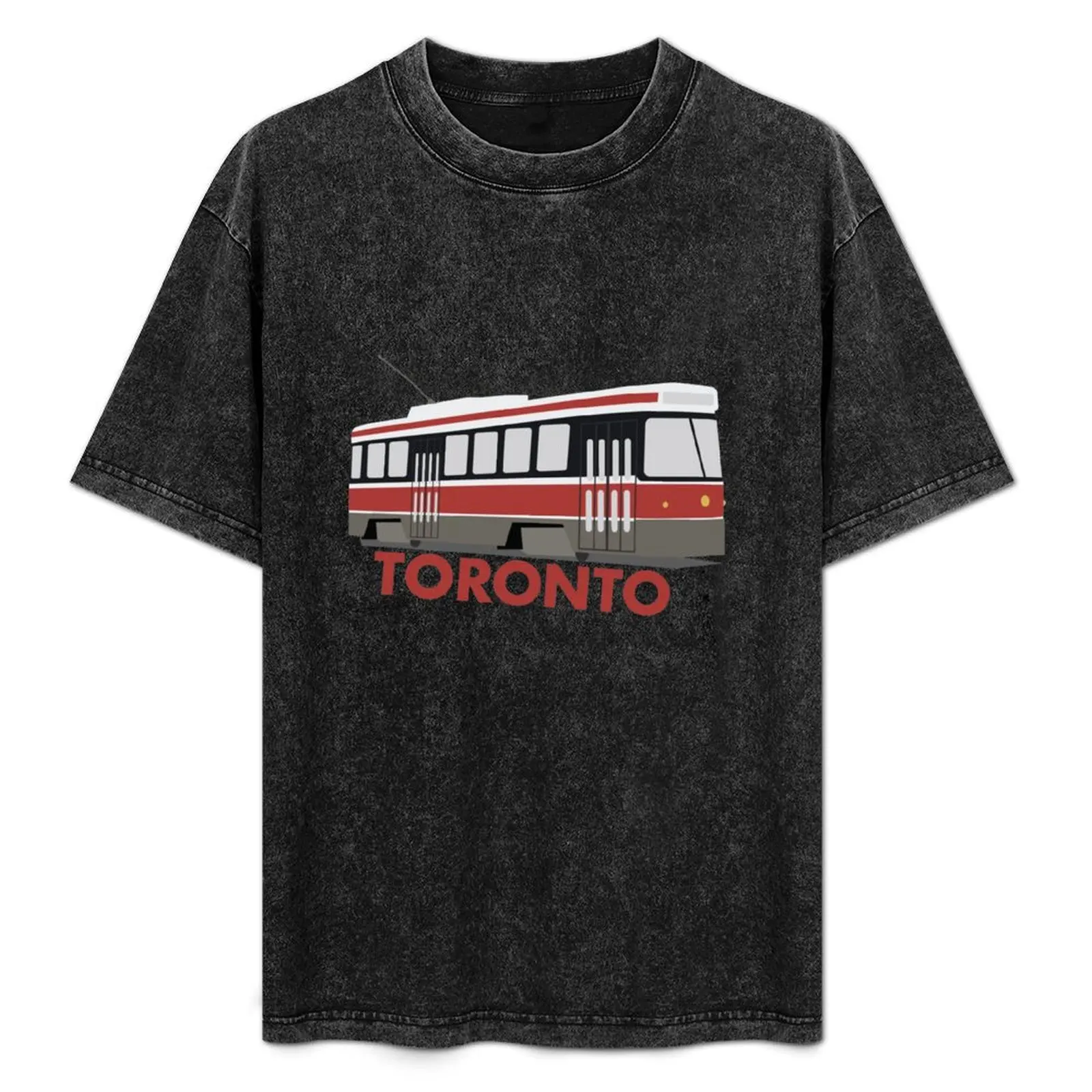 

Iconic Toronto Streetcar T-Shirt Sweat Absorbing Sports Tee Shirt