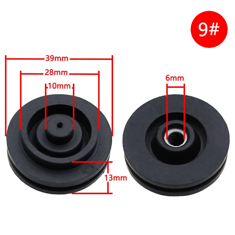 Multi fan rubber ring bearing liner gasket model General air conditioning indoor hanger gasket
