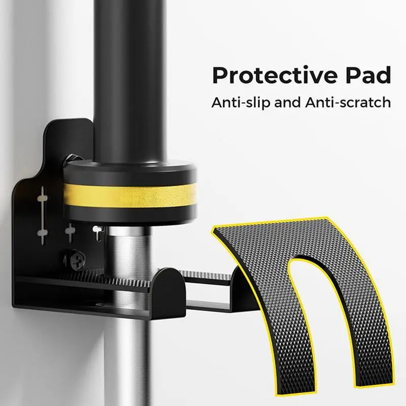 Barbell Storage Rack Vertical Bar Rack Space-saving Anti-slip Metal Heavy-duty Dumbbell Shelf For Home Fitness Centers Garage