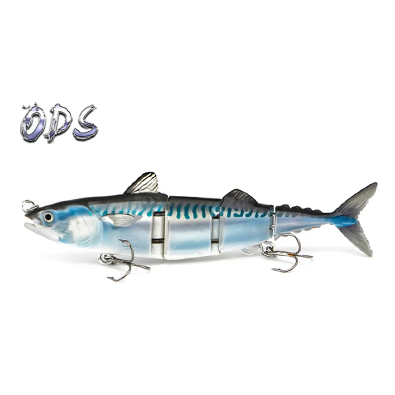 Afundando Swing Tuna Iscas de Pesca, Multi Joint Crank, Hard Isca Artificial, Plástico Oceano Pesca Combater Acessórios, 6"