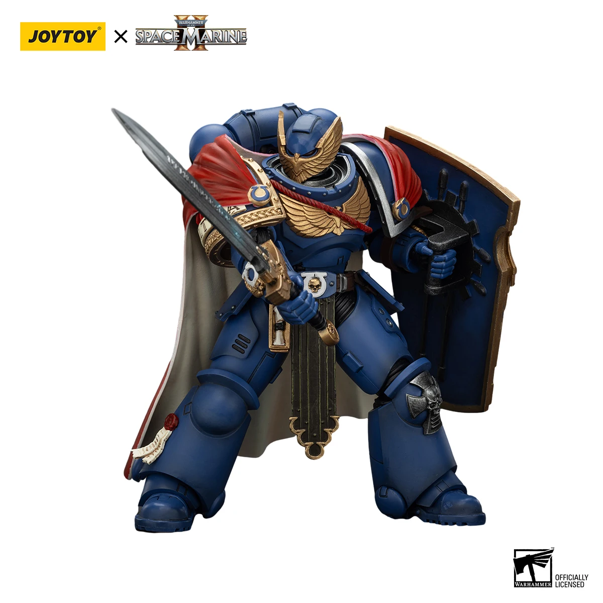 

[IN STOCK] JOYTOY Warhammer 40k 1/18 Action Figure Ultramarines Victrix Honour Guard with Storm Shield And Power Sword Model