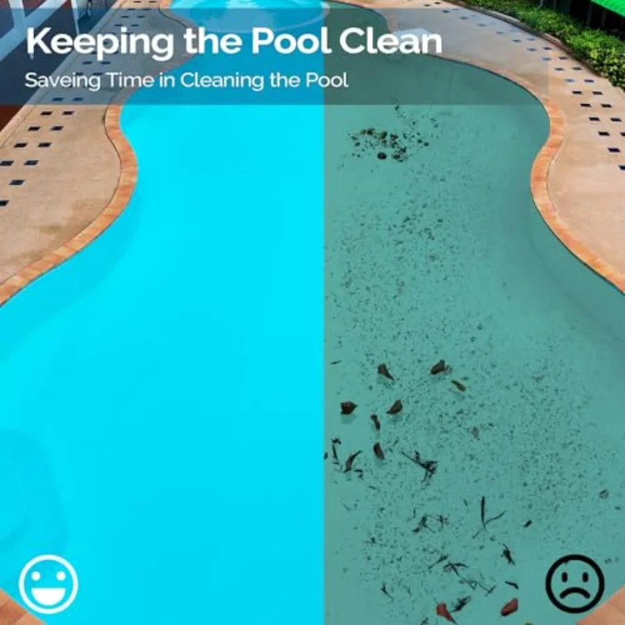 16Mil Solar Pool Heater for Above Ground Pools 18FT Round Solar Pool Cover Solar Blanket for Inground Pool Blue 18'