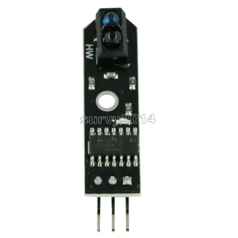 TCRT5000 IR Infrared Line Track Follower Sensor, obstáculo Avoidanc para Arduino, AVR, ARM, PIC, DC 5V, 10mm, 1Pc