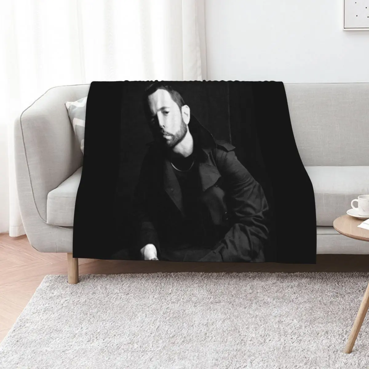 Eminem Throw Blanket Blankets For Sofas Thins Large Beautifuls Bed Fashionable christmas gifts Blankets