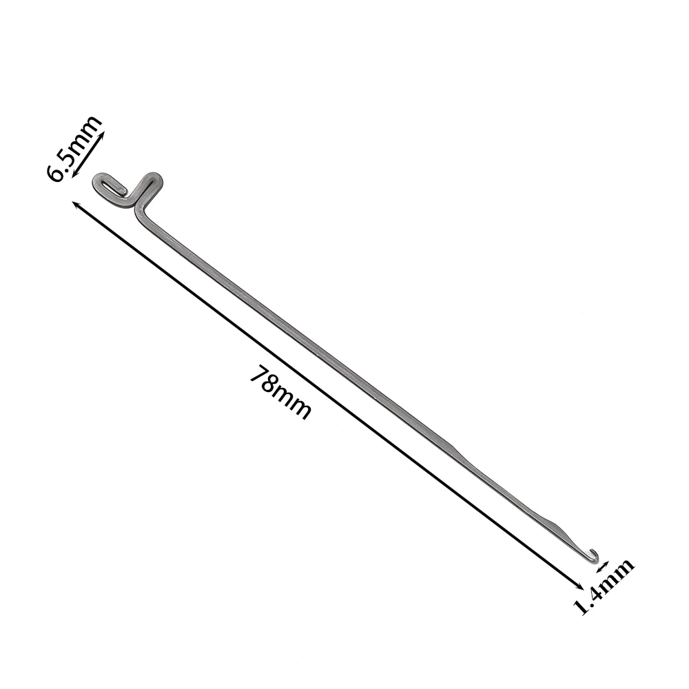  10Pcs/lots Crochet Threading Machine Beading Needle DIY Jewelry Making Bracelet Necklaces Carpet Tongue Needle Tool