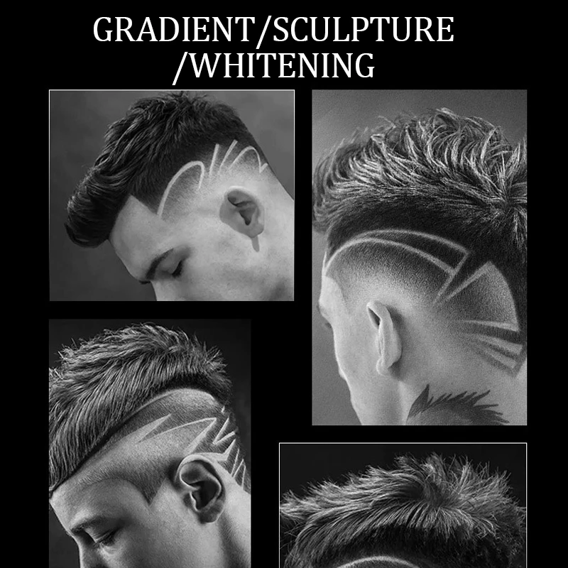 Professional Hair Clipper 0mm Carving Clipper Men's Cordless Hair Trimmer Electric Hair Cutting Beard Trimmer Men