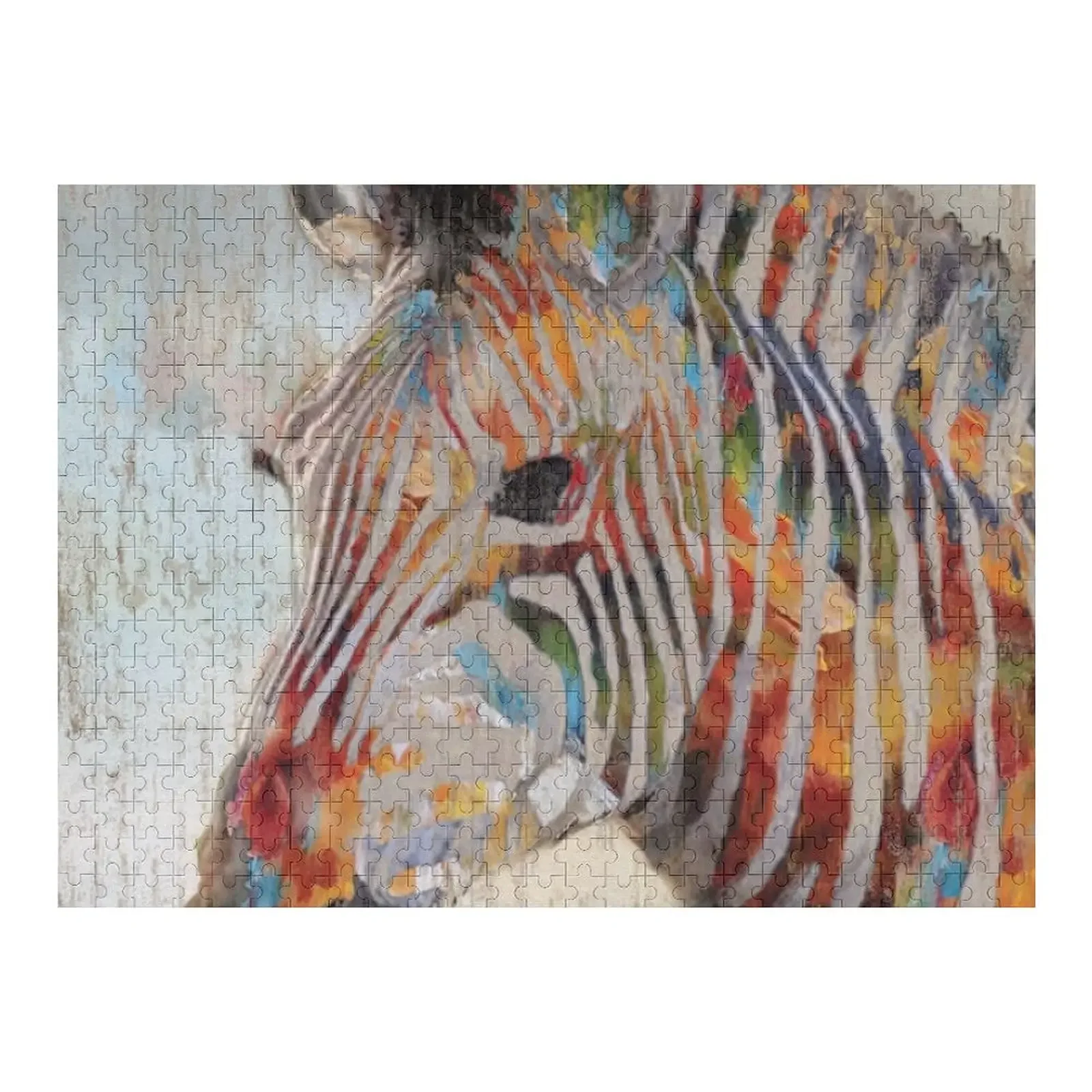 

Paint Splash Zebra Funny Zebras Pet Animal Lover Пазл на заказ Детский подарок Персонализированный деревянный пазл с именем