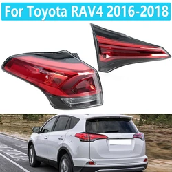 Halogen Tail Light LampShade For TOYOTA RAV4 2016-2018 Rear Light Brake Light Turn Signal Lamp Reversing Lamp Without light bulb