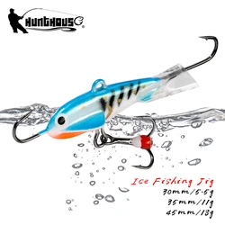 Hunthouse Ice Winter Fishing Lure Sinking Jig Hard Bait 30mm/5.5g 35mm/11g 45mm/18g Balance Jigging Bait For Perch Pike Tackle