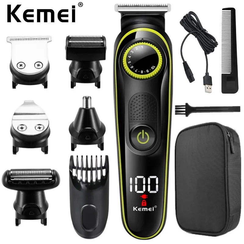 Electric Hair Clipper Multifunctional Trimmer For Men Electric Shaver For Men\'s Razor Nose Trimmer 5 In 1 Hair Cutting Machine