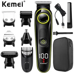 Electric Hair Clipper Multifunctional Trimmer For Men Electric Shaver For Men's Razor Nose Trimmer 5 In 1 Hair Cutting Machine