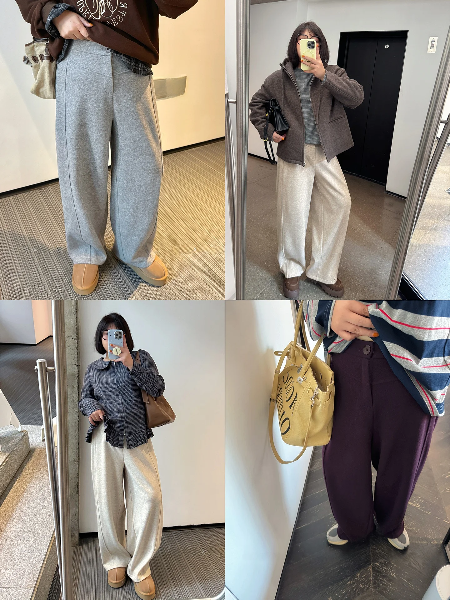 

Thiened Warm Banana Pants High Waist Wide Leg Autumn Winter New Sle Women's plus Size Casual Slimming Drapey Commute Sle