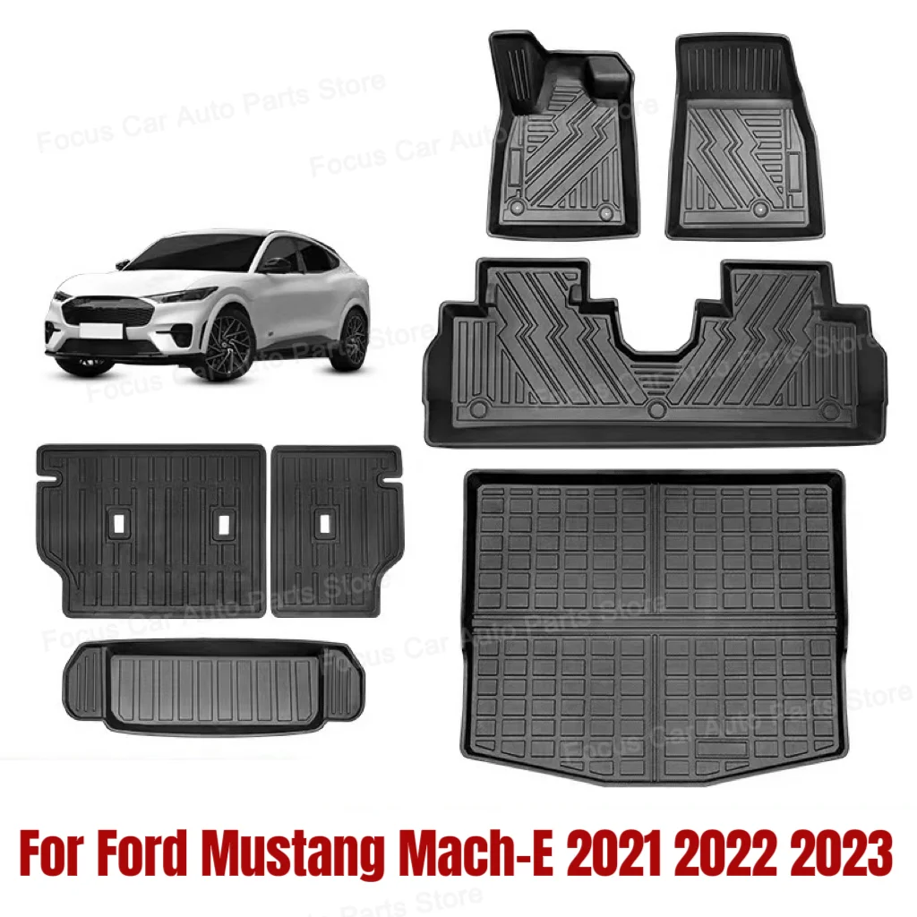 

Коврик автомобильный TPE LHD 3D для Ford Mustang Mach-E 2021 2022 2023