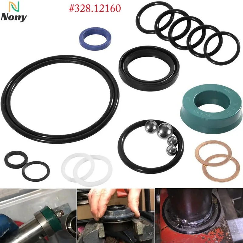 NONY 328.12160 Hydraulic Floor Jack Seal Replacement/Rebuild Kit for 328.12160 Sears Craftsman Floor Jack 2 Ton (21 Pcs/Set)