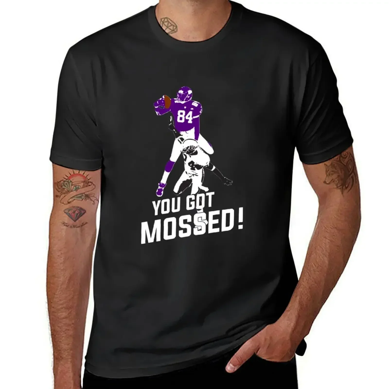 

Randy Moss Over Charles Woodson You got mossed T-Shirt anime boys animal print plus sizes sweat workout shirts for men