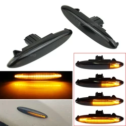 2Pcs For Lexus IS250 IS350 SC430 Toyota MARK X REIZ CROWN UZZ40 Highlander Camry 40 LED Dynamic Side Marker Turn Signal Light