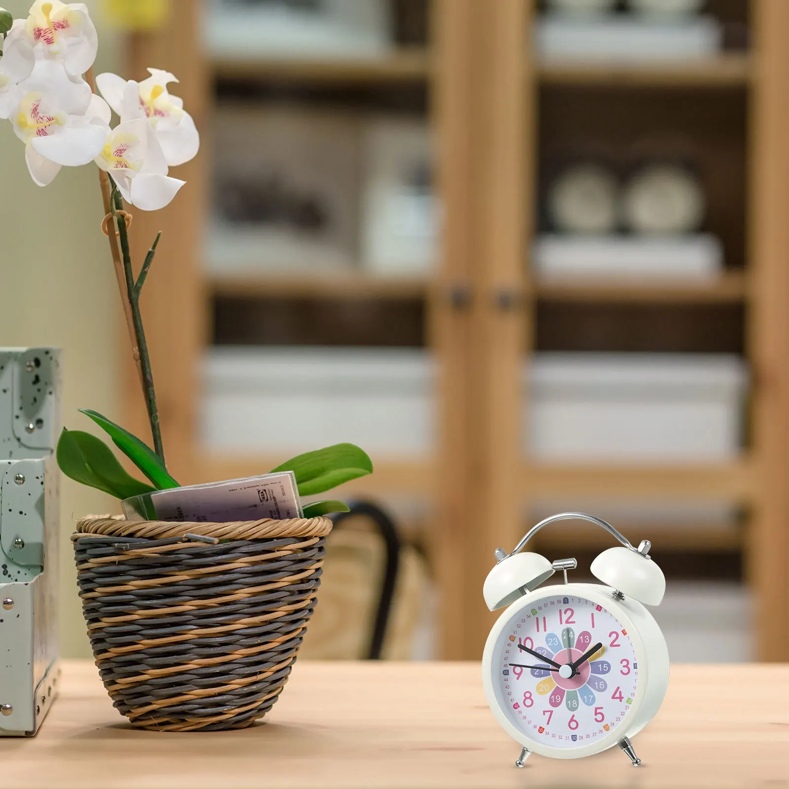 

Glow in The Dark Alarm Clock Precise Time Small Desk Clock for Bedroom Living Room Decor Table Decor Alarm Clocks for Bedroom