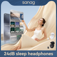 Sanag J20S Bluetooth Sleeping Headphones 24dB Noise Reduction Wireless Headset APP Control Earphones Comfortable Sleep Earbud
