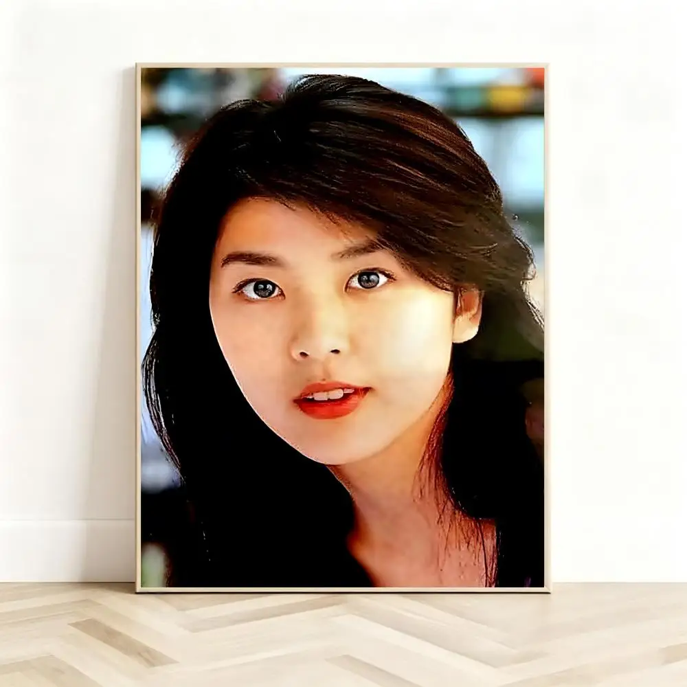 Elegant Vocal Artist T-Takako Matsu Poster Classic Self-Adhesive PP Wall Sticker for Living Room Bar Decor Gift