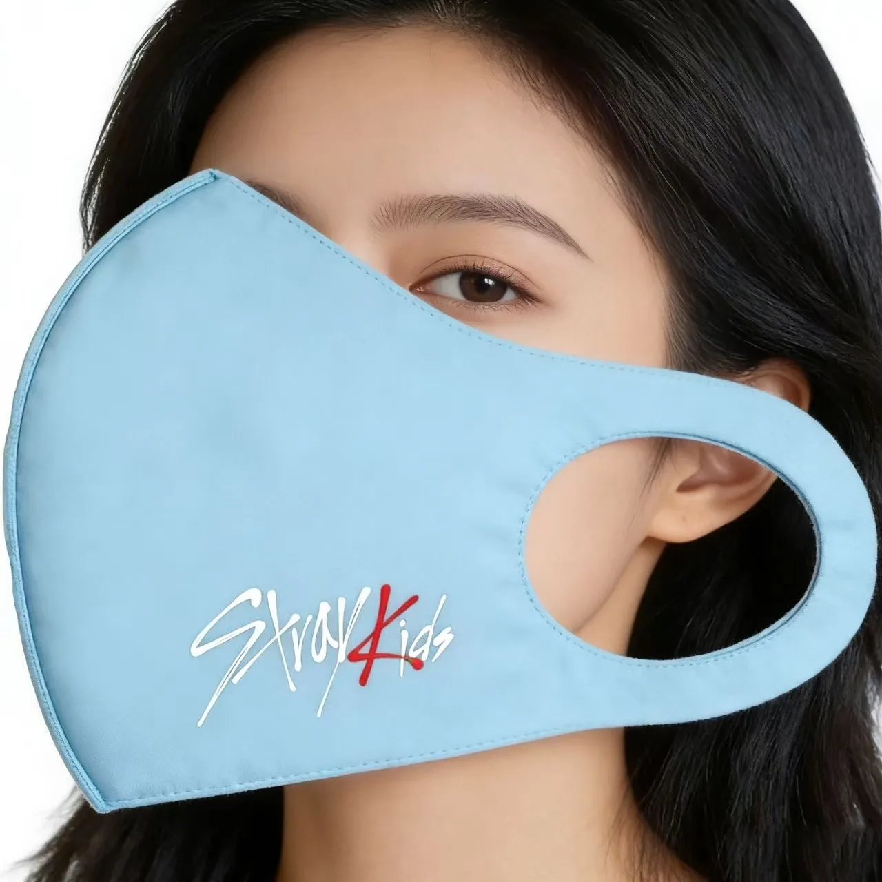 

НОВАЯ KPOP-маска Stray Kids Four Seasons из теплого ледяного шелка, в корейском стиле, для студентов и пар, Felix Hyunjin, DO IT KARMA SKZOO DOMINATE