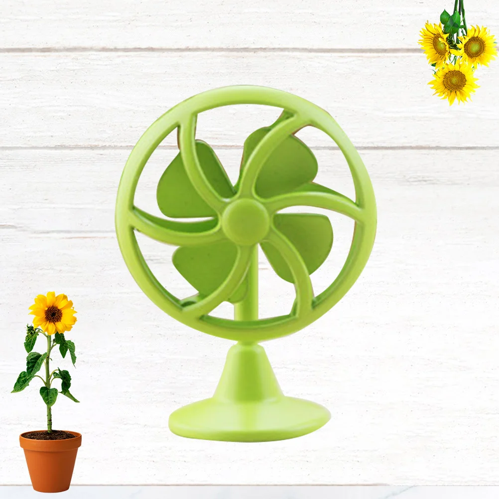 1PC Mini Air Fan Model Decor Miniature Scene Air Fan Model Alloy Air Fan Model Crafts Novel Mini House Accessories for Office Ca