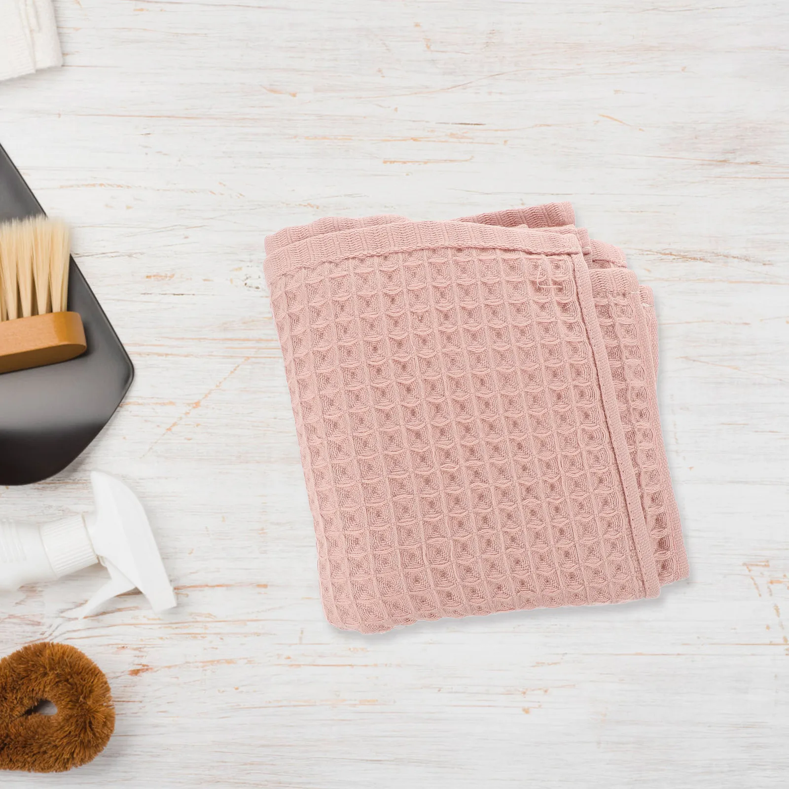 

6 Pcs Kitchen Towel Set Waffle Weave Bath Towels Bulk Cotton Washcloths for Bathroom Child Soft Absorbent Spa Fitness