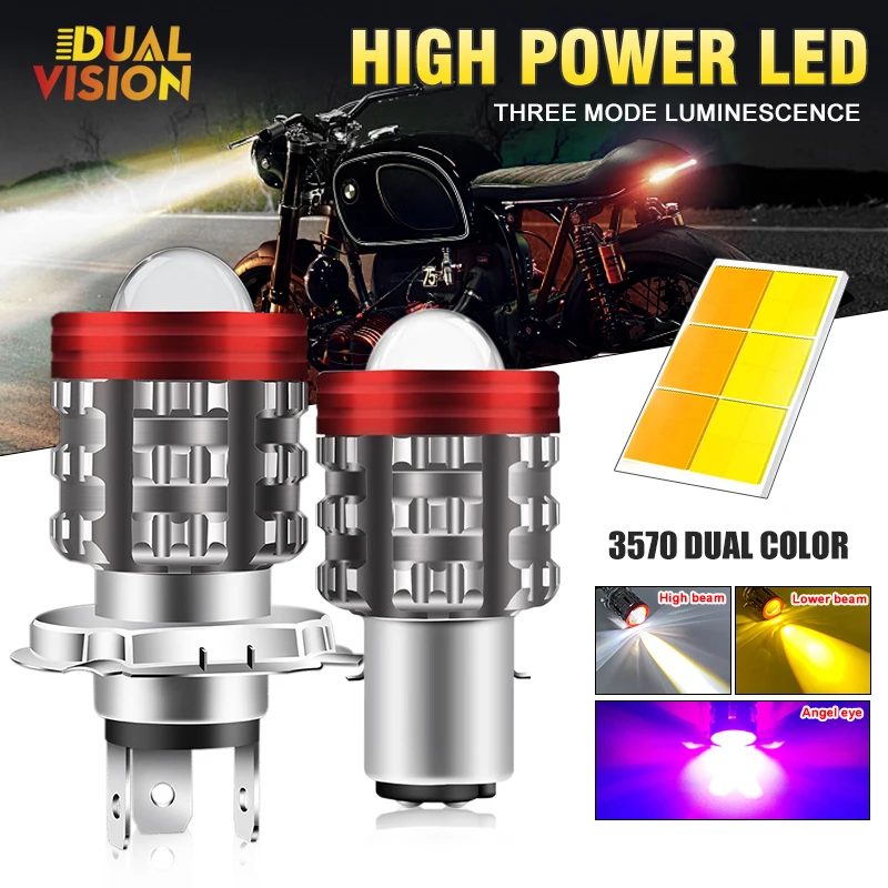 1Pc H4 BA20D H6 Led…