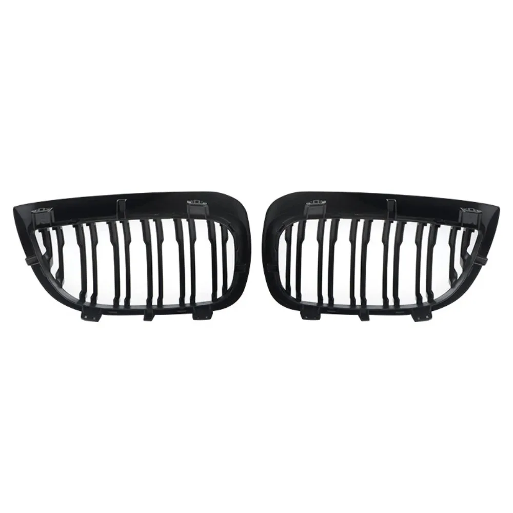 

Pair Bright Black Front Bumper Grille 51137077129 Grille Grill Replacement For BMW E81 E87 1-Series M-Sport Model 2004-2007