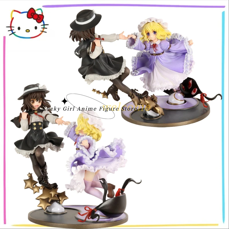 Em Estoque: Nova Estátua de Anime Original Bell Fine Touhou Project Hifu Club Usami Renko e Maribel Hearn 13cm - Presente para Meninas - Figura Completa