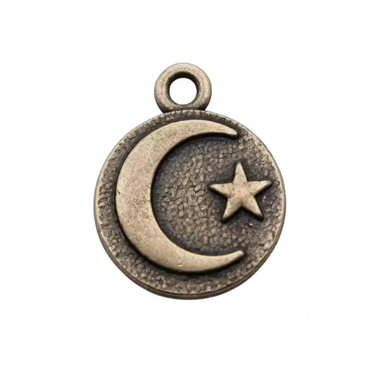 

10pcs 19*15mm Vintage moon with star design pendants for handmade Zinc alloy metal HW3097