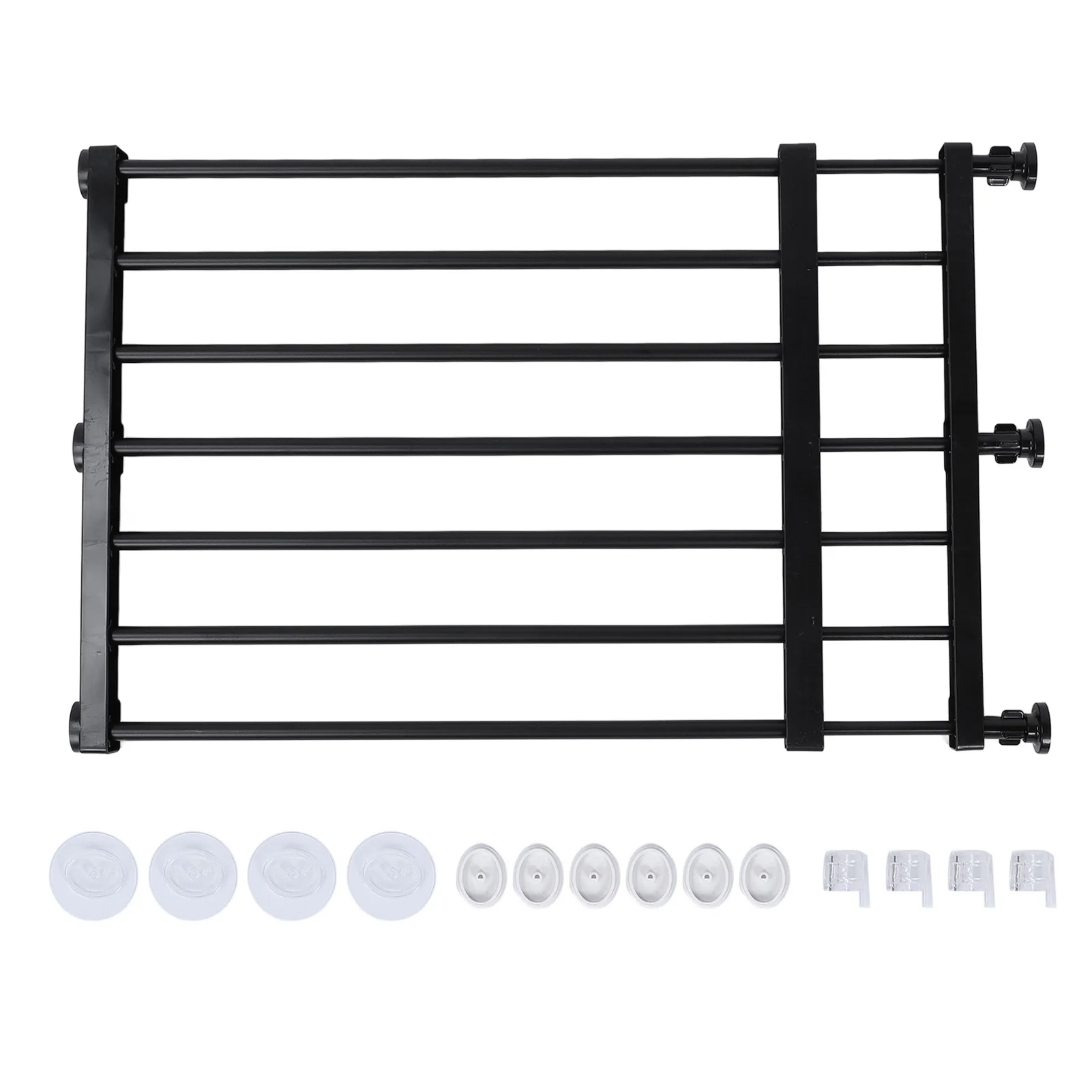 Porte pour chien extensible courte 59 cm à 100 cm, marche polyvalente réglable sur la porte pour ani