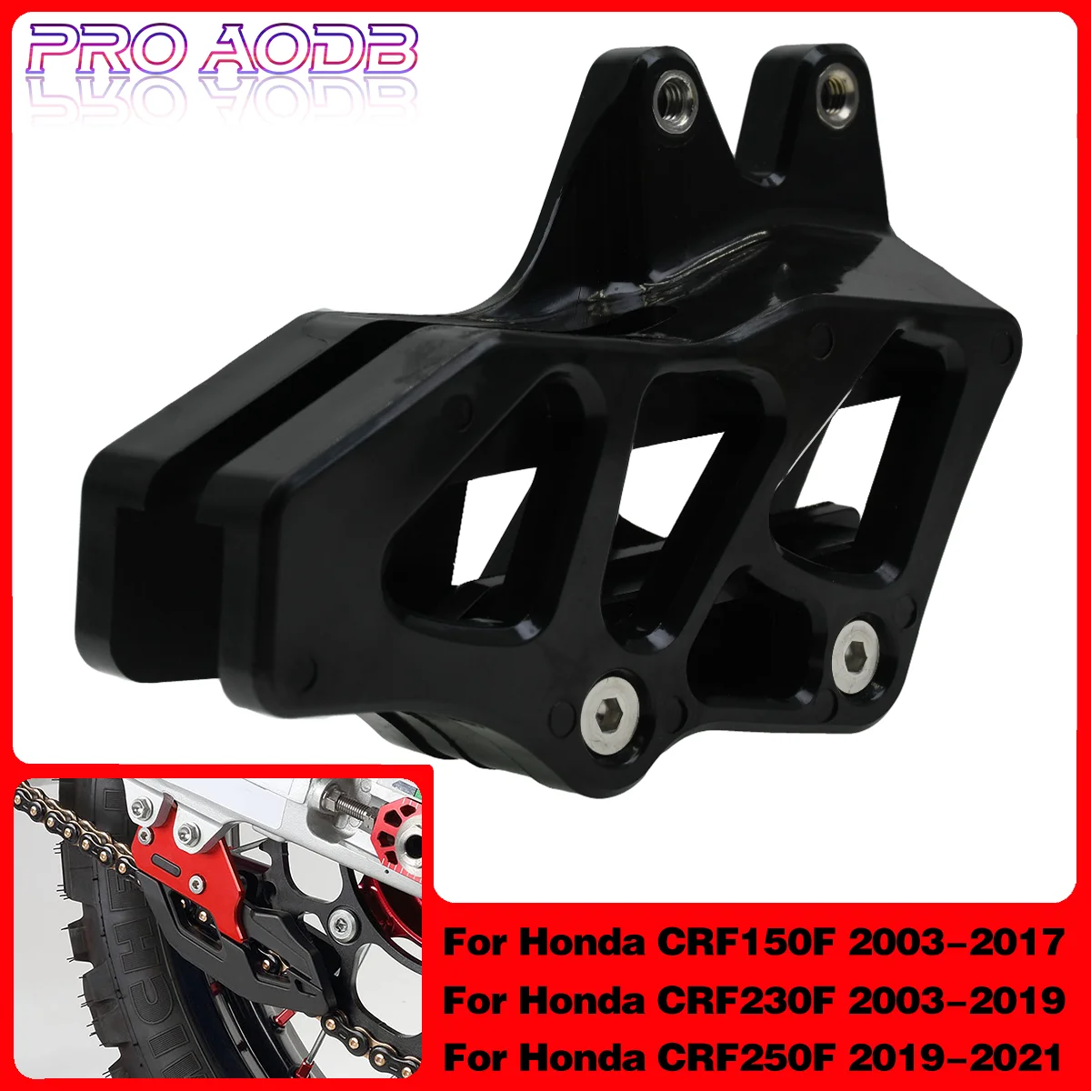 

For Honda CRF150F CRF230F CRF250F CRF 150F 230F 250F 2003-2021 Enduro Dirt Pit Bike Motorcycle CNC Chain Guard Guide Protector