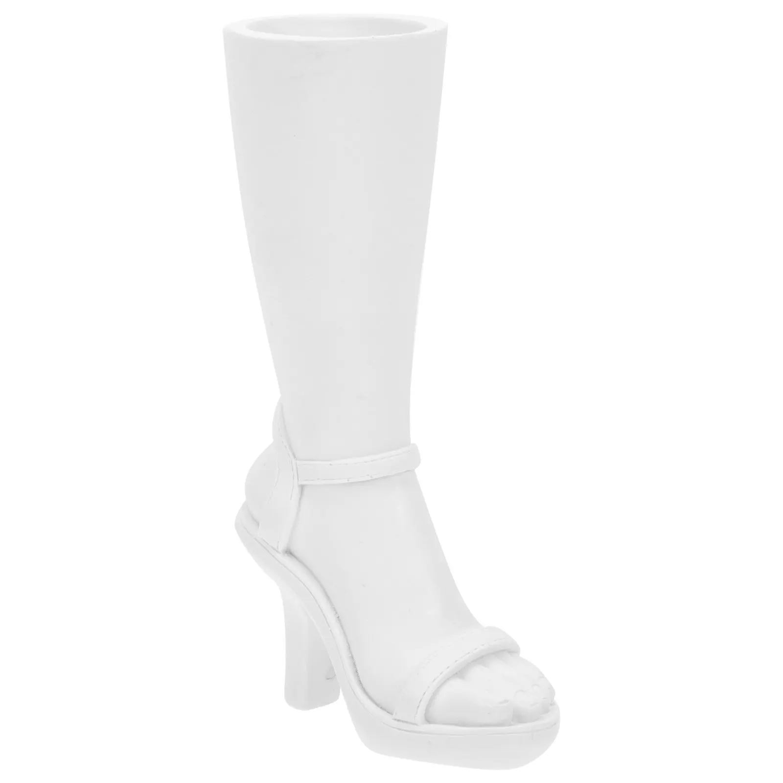 High-Heeled Shoes Vase Resin Art Flower Arrangement Container Creative Modern Desktop Ornament for Home Bedroom Entrance Coffee
