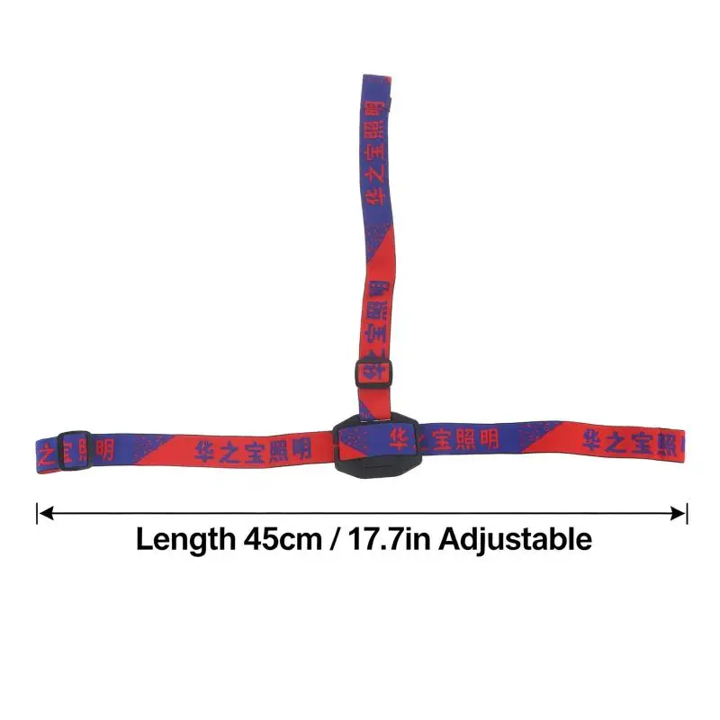 Universelles Stirnband für LED-Stirnlampen, Fahrrad-Frontlicht, verstellbarer Riemen, hohe Elastizität, elastisches Stirnband, neu. – Detail 11