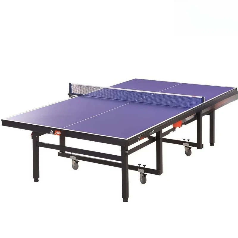 China Indoor Ping Pong Table Cheap Durable Dhs Folded Portable Table Tennis Table  Standard Size