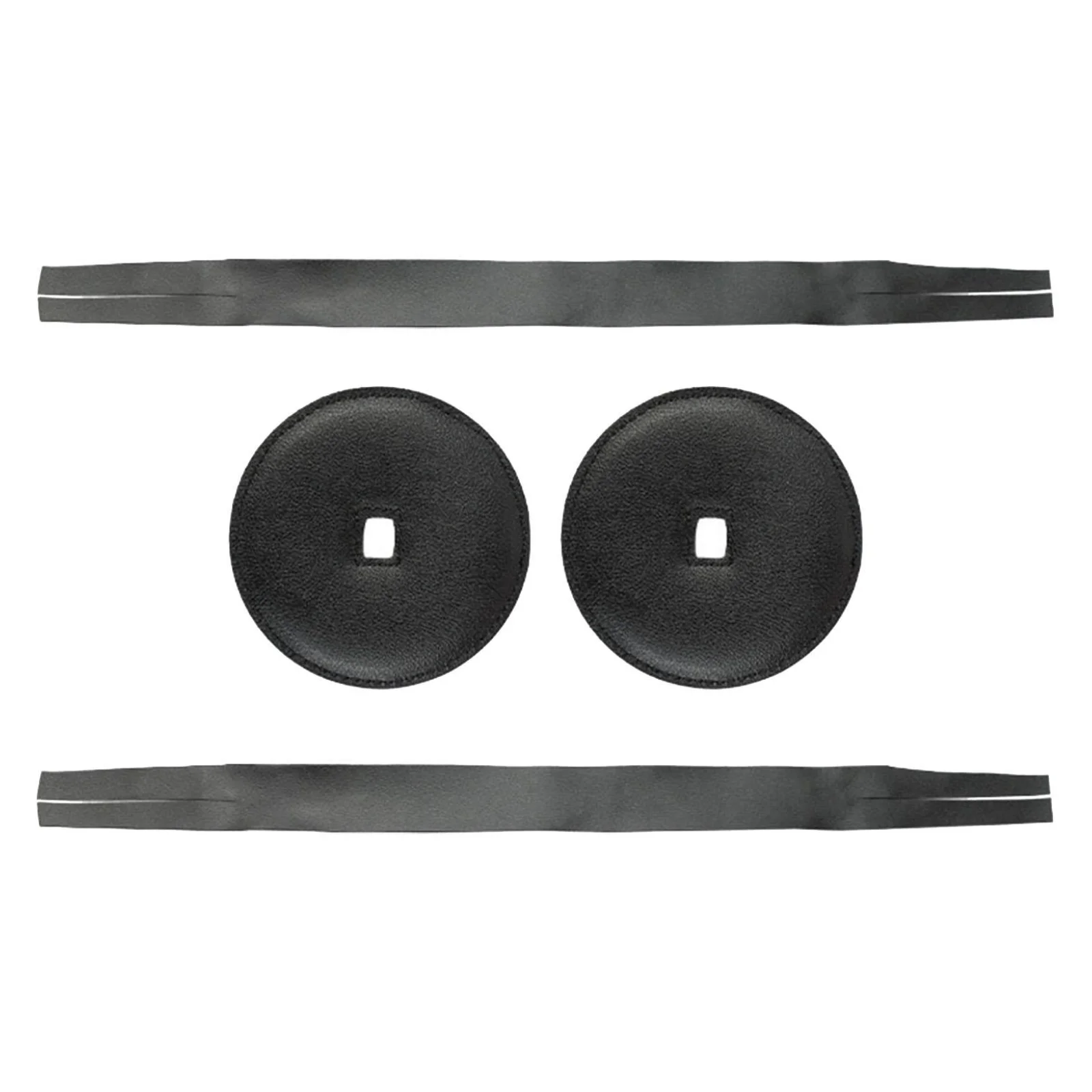 Comfortable PU Leather Cymbal Handle Strap Set Percussion Accessory for Drumset Cymbals and Acoustic Battery
