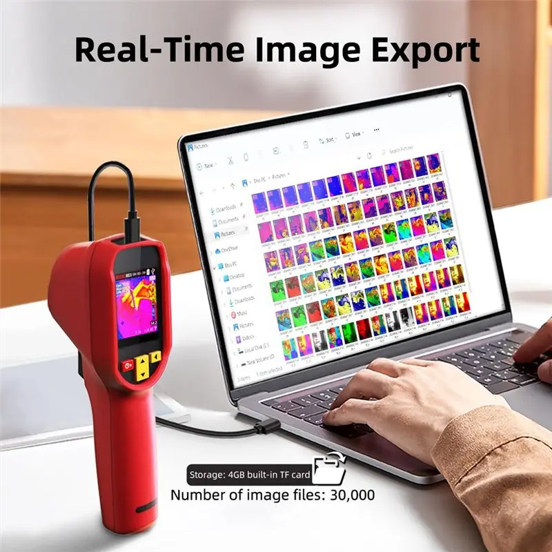 ABUO-Thermal Imaging Camera 240 X 240 Resolution Color LCD Infrared Camera For Water Leak Detection Home Inspection HVAC