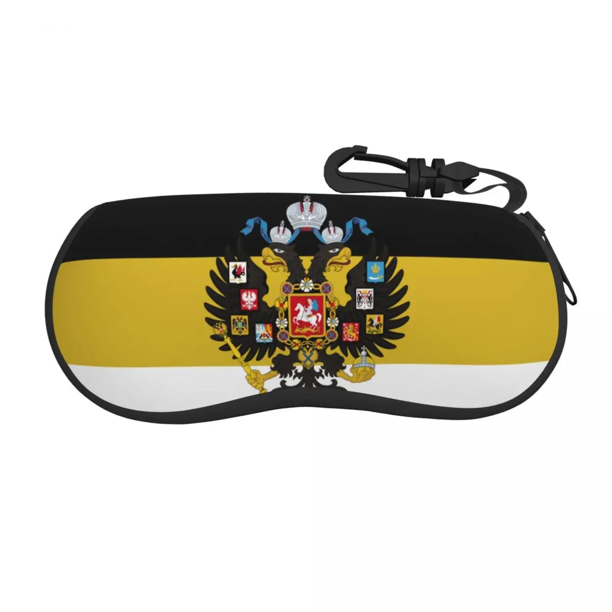 Russian Empire Flag Sunglasses Soft Case Neoprene Zipper Russia Proud Shell Eyeglass Case Custom Protective Box For Glasses