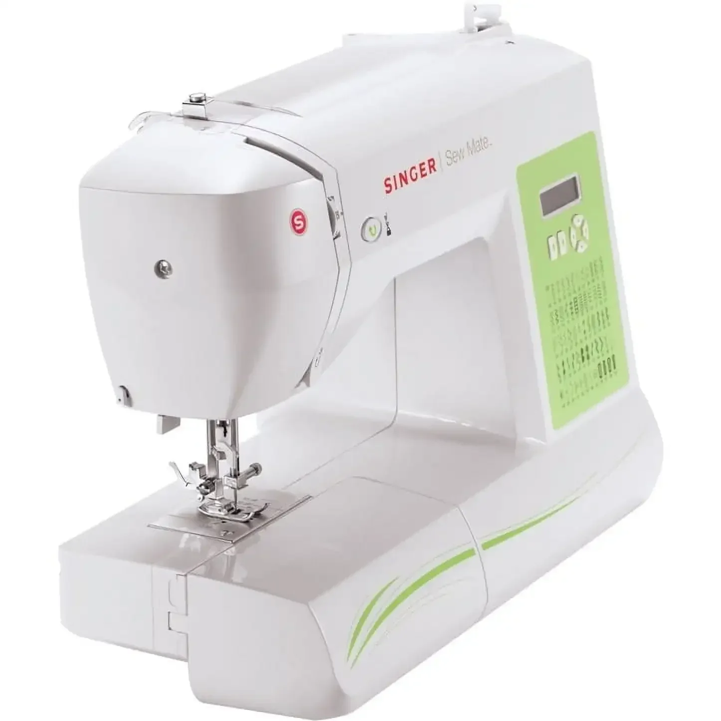 5400 Sew Mate Computerized Sewing Machine with 154 Stitch Applications Adjustable stitch length and stitch width