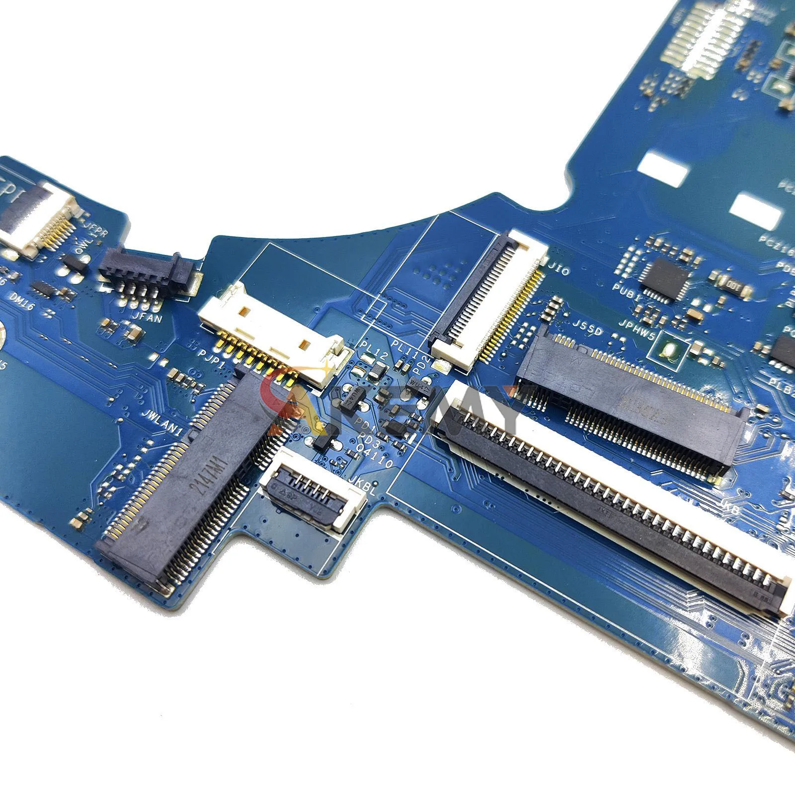 LA-K205P Voor HP 15-DW Laptop Moederbord Met R3 R5 R7 CPU DDR4 100% Volledig Getest